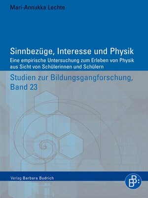 cover image of Sinnbezüge, Interesse und Physik